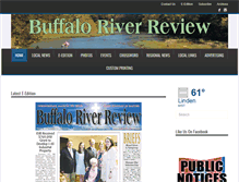 Tablet Screenshot of buffaloriverreview.com